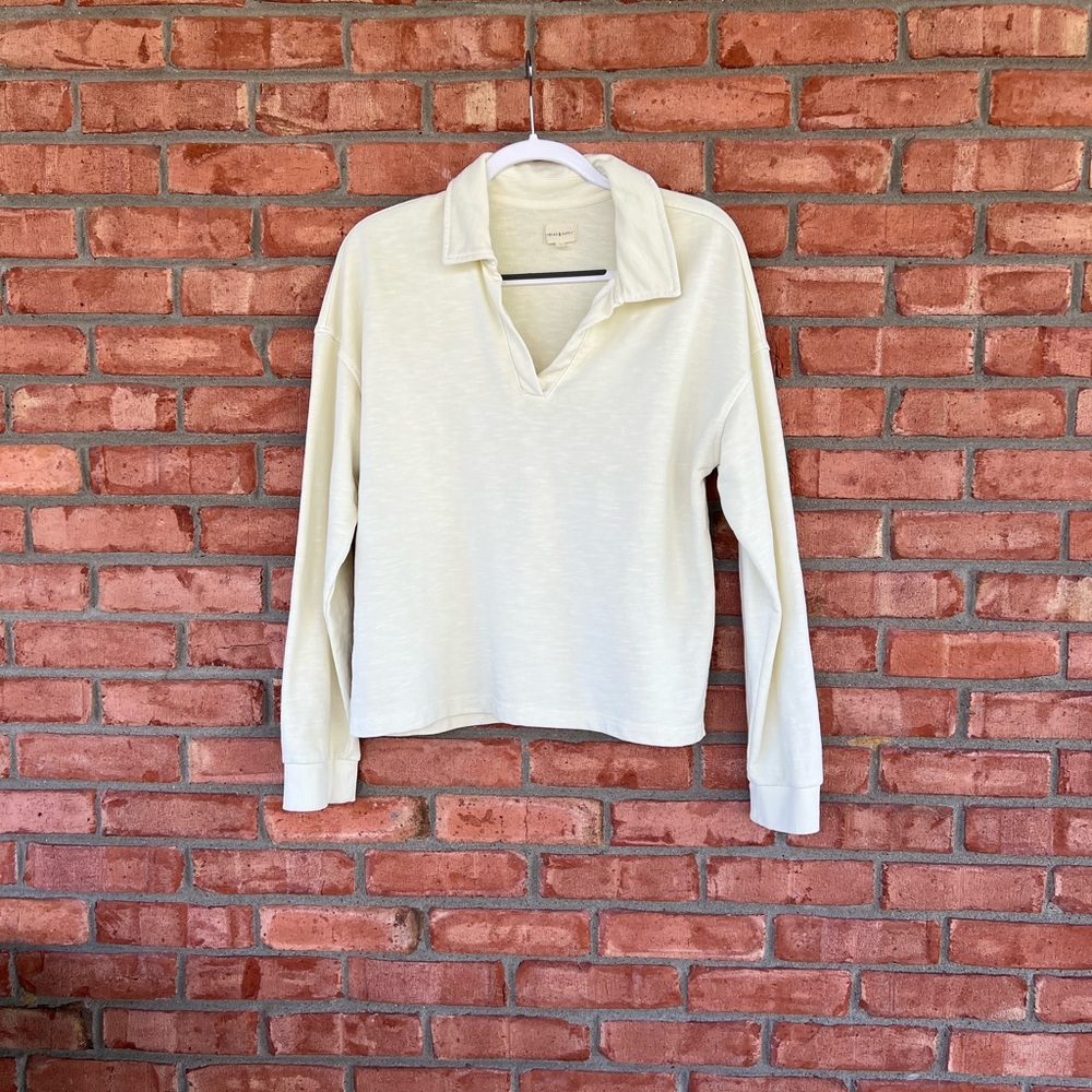 Thread & Supply Lumi Top in Off White, L